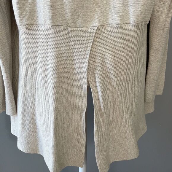 Talbots Cream Colored Open Front Cardigan. Size Medium. - Picture 7 of 10